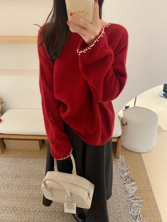 Kelly Designs Pearl Red Sweatshirt (Instock)