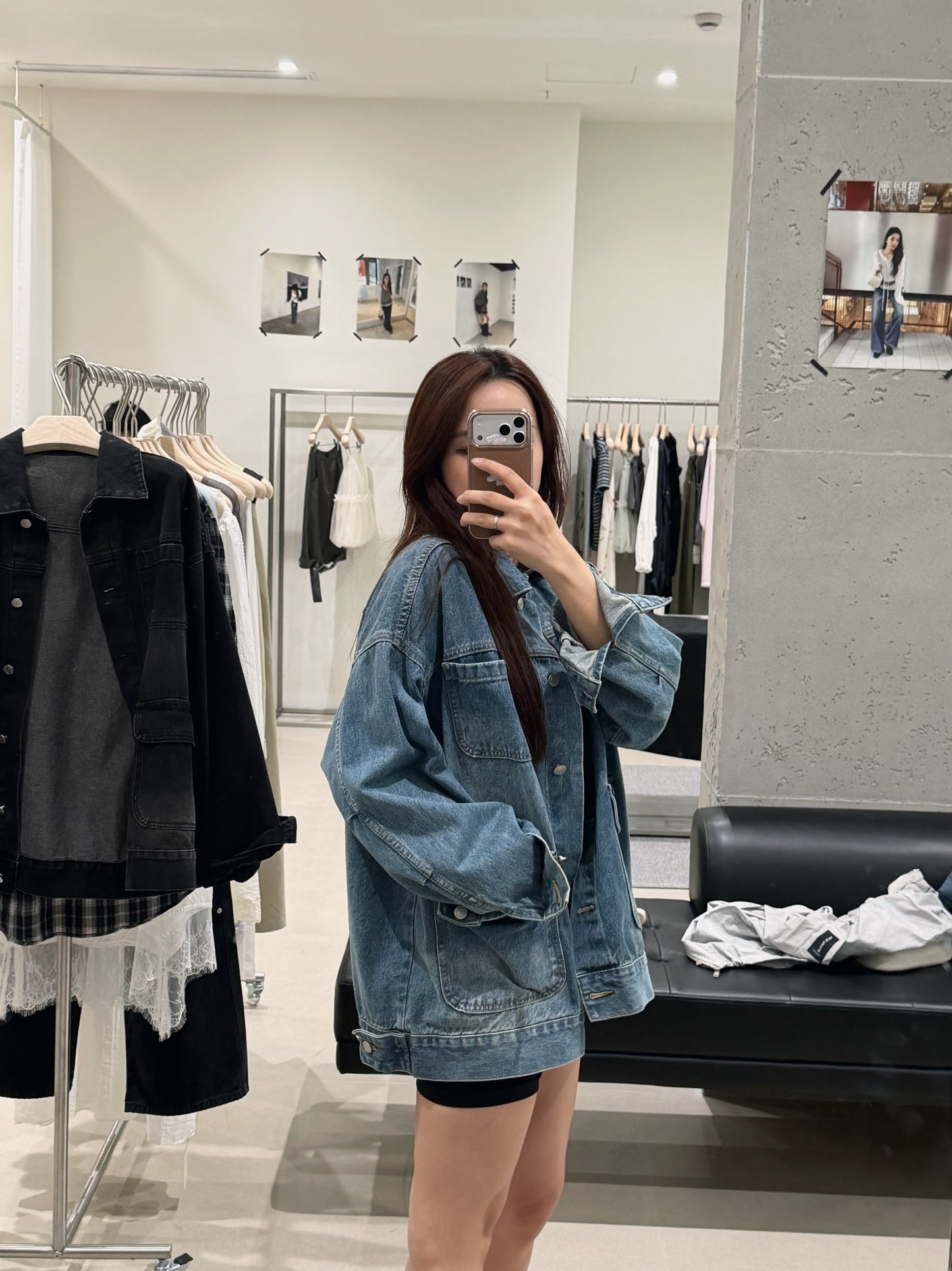 Kelly Designs Denim Oversized Jacket-2 Colors（Instock)