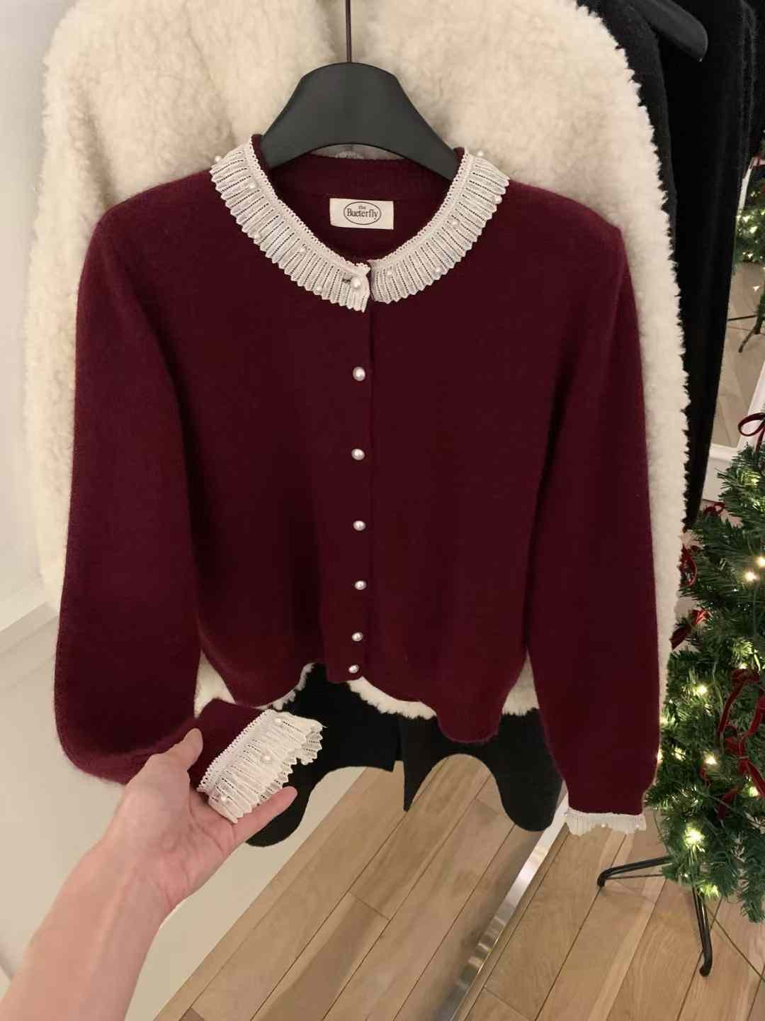 Kelly Designs Red Bling Cardigan (Instock)