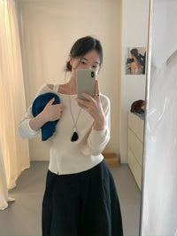 Kelly Designs Off Shoulder White Top (Instock)
