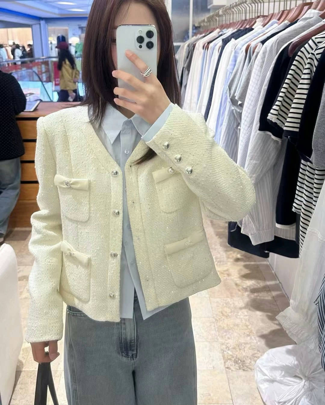 Kelly Designs White Coco Coat (Instock)