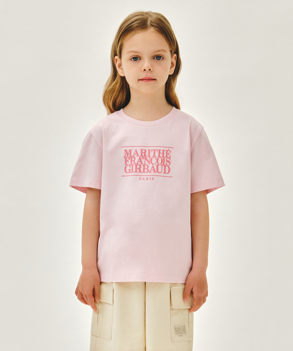 Marithe KIDS CLASSIC LOGO TEE pink (Instock)