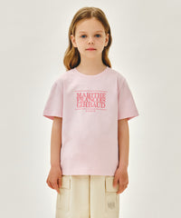 Marithe KIDS CLASSIC LOGO TEE pink (Instock)