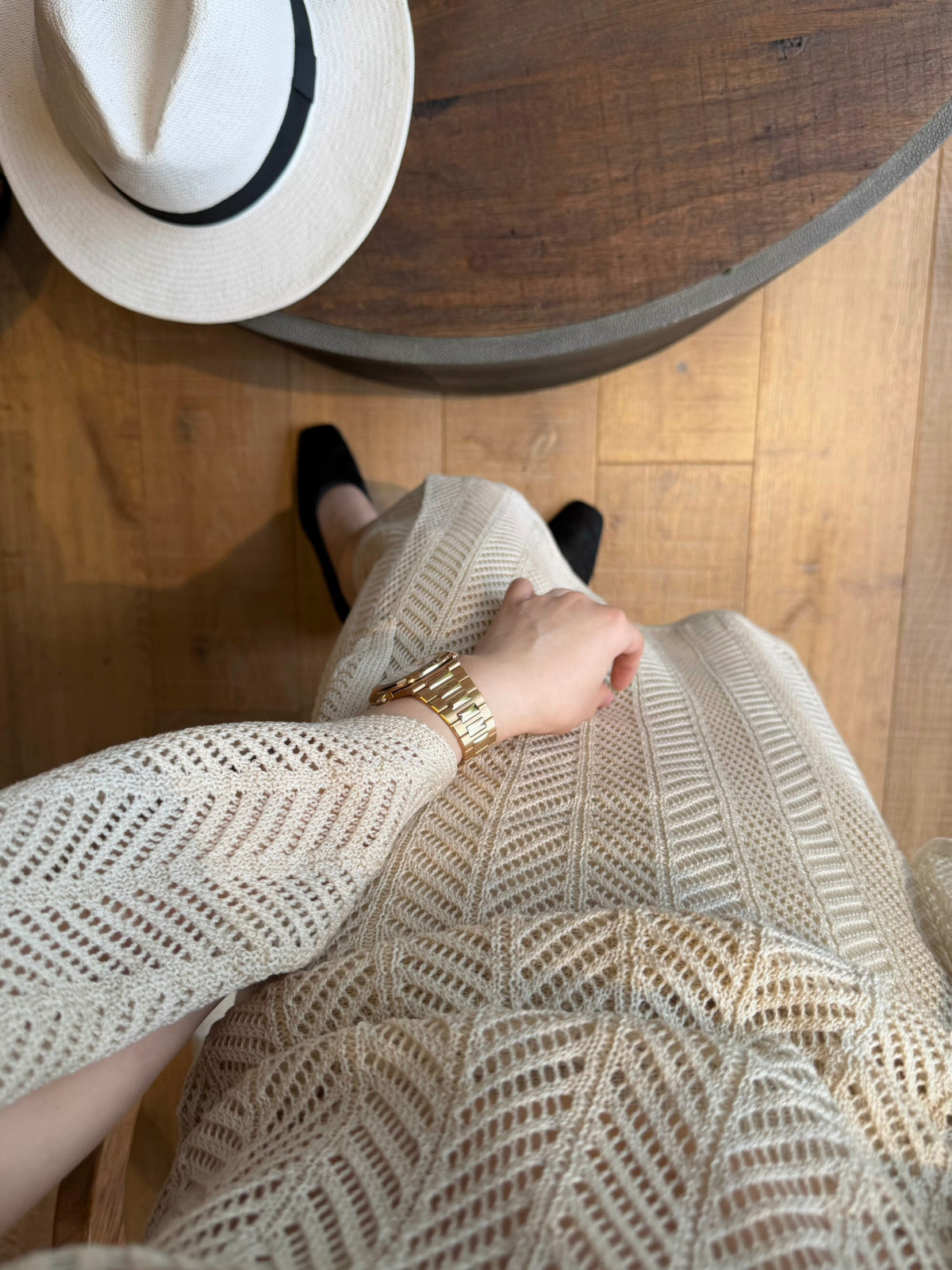 Kelly Designs : Tenue haut et jupe style "Old Money" (En stock)