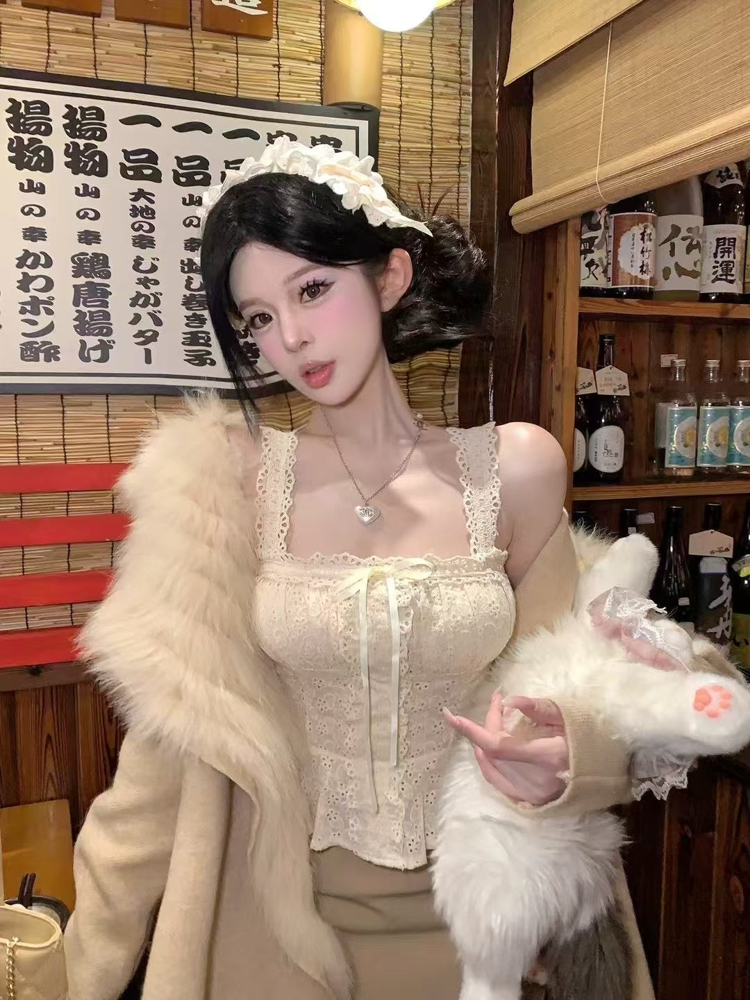 Kelly Designs Fox Fur Brown Jacket (Instock）