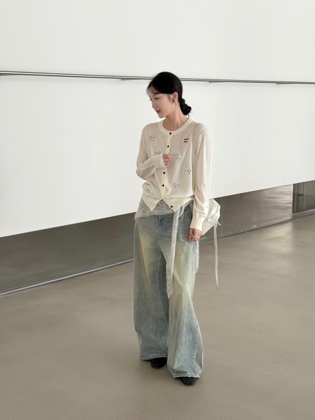Kelly Designs Fine Wool Embroidered Cardigan - 3 Colors (Instock)