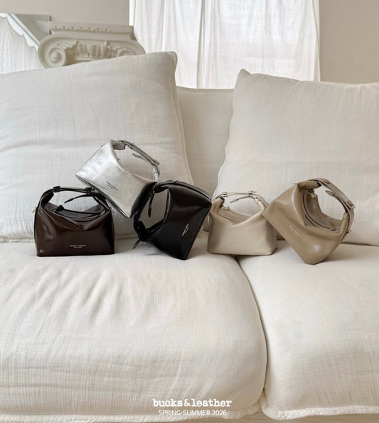 Korean APM Collection BUCKS&LEATHER Leather Bag (Preorder)