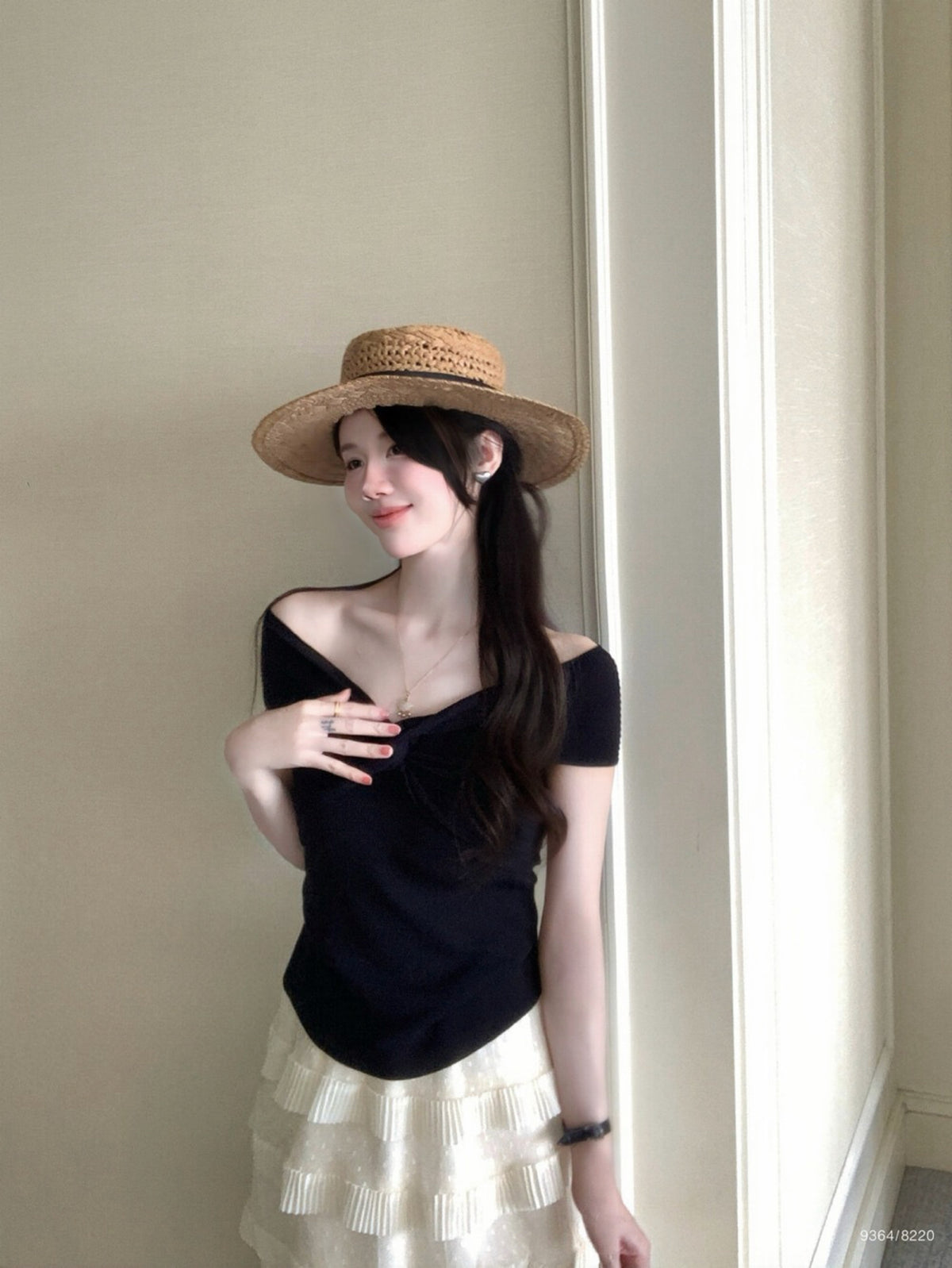 Kelly Designs Off Shoulder Knit Top-2 Colors (Instock)