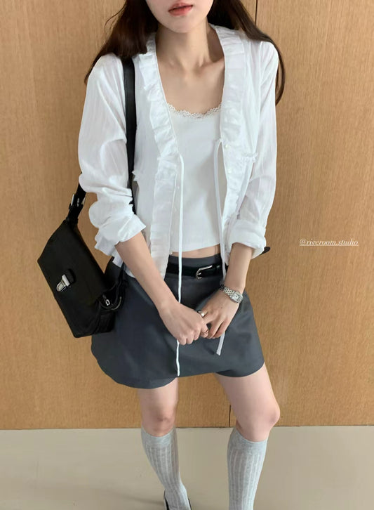 Korean APM Collection White Blouse (Instock)