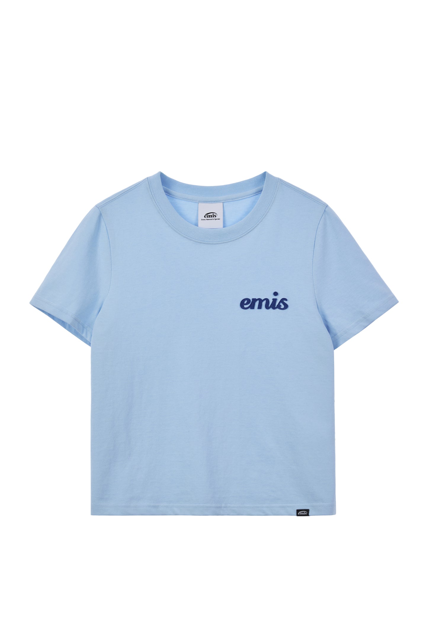 EMIS (WOMENS) APPLIQUE T-SHIRT-SKY BLUE （Preorder）