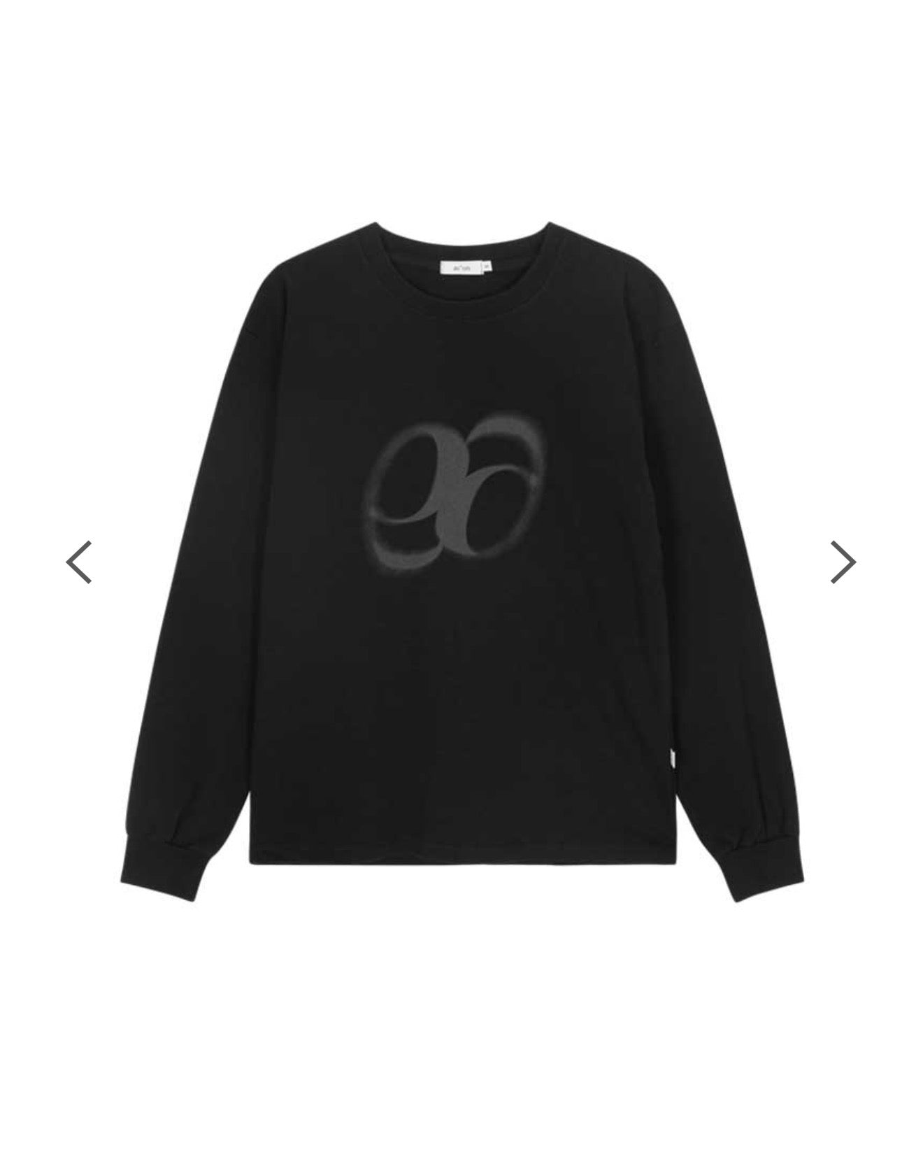 ASON Bebe Oversized Long Sleeve T-Shirt – Black (Instock)