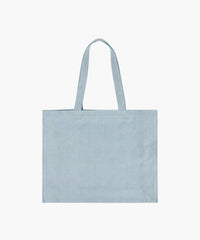 Marithe DRAWING CLASSIC LOGO DENIM ECO BAG light blue (Instock)