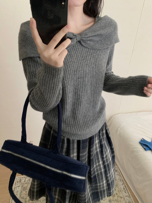 Kelly Designs Off-Shoulder Button Knit Top (Instock)