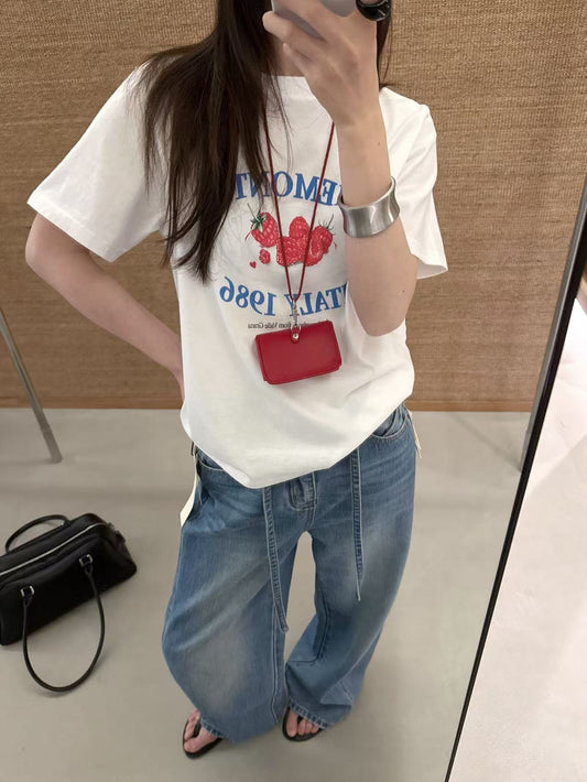 Kelly Designs Tomato White Tshirt（Instock)