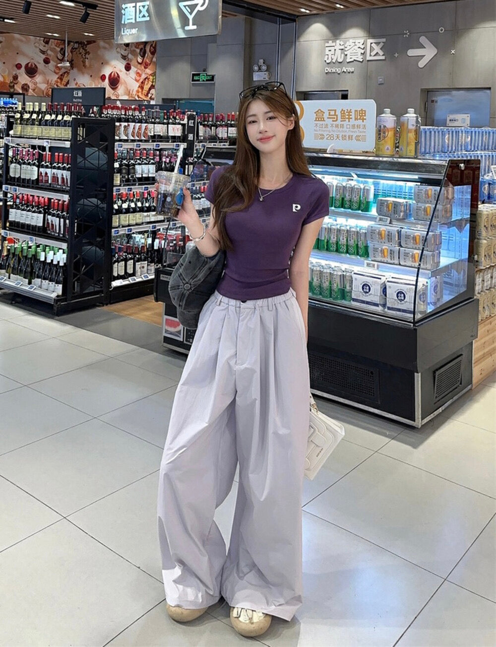 Kelly Designs Purple Tshirt and Pants Set (Instock)