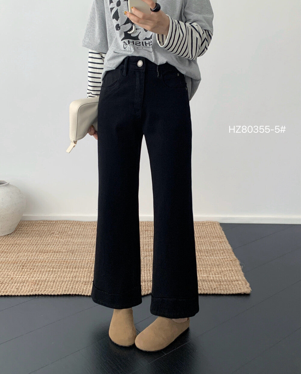 Kelly Designs Black Fall Jeans(Instock)