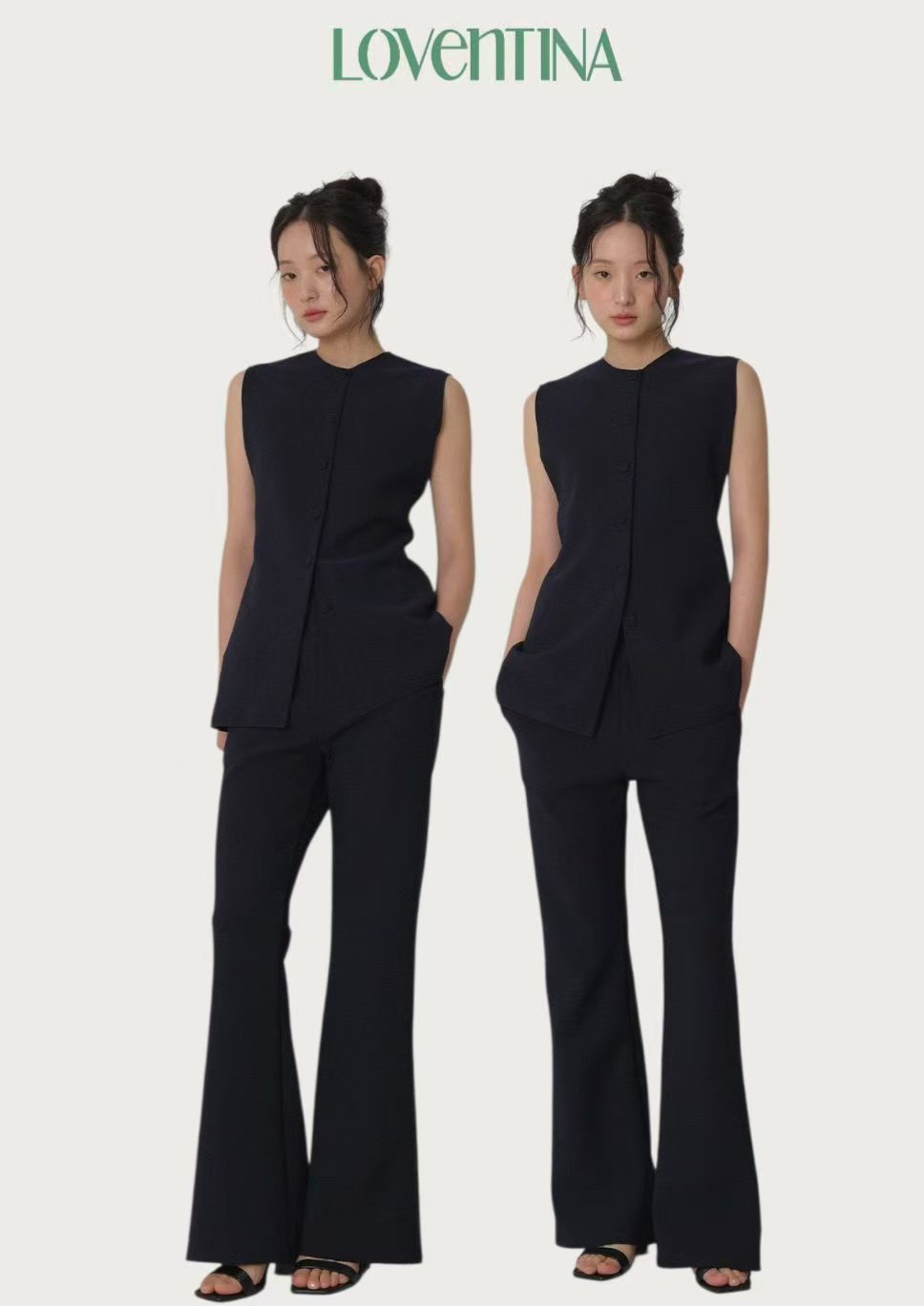 Korean APM Collection Suit Pants -2 Colors (Instock)