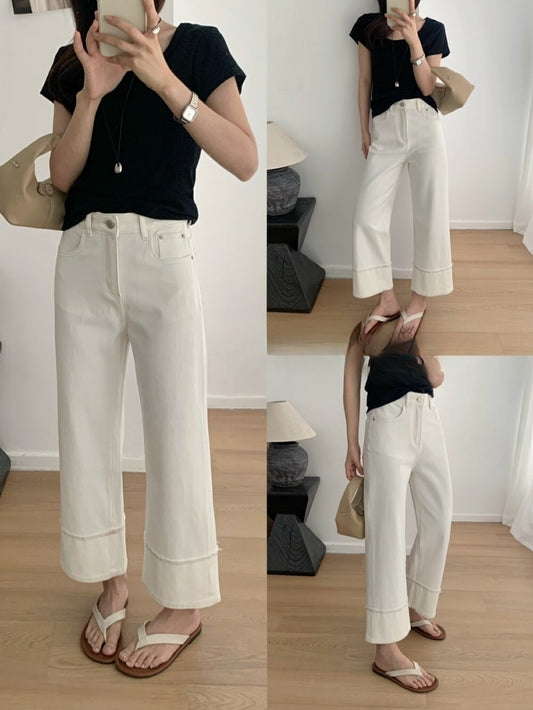 Kelly Designs White Soft Jeans(Instock)
