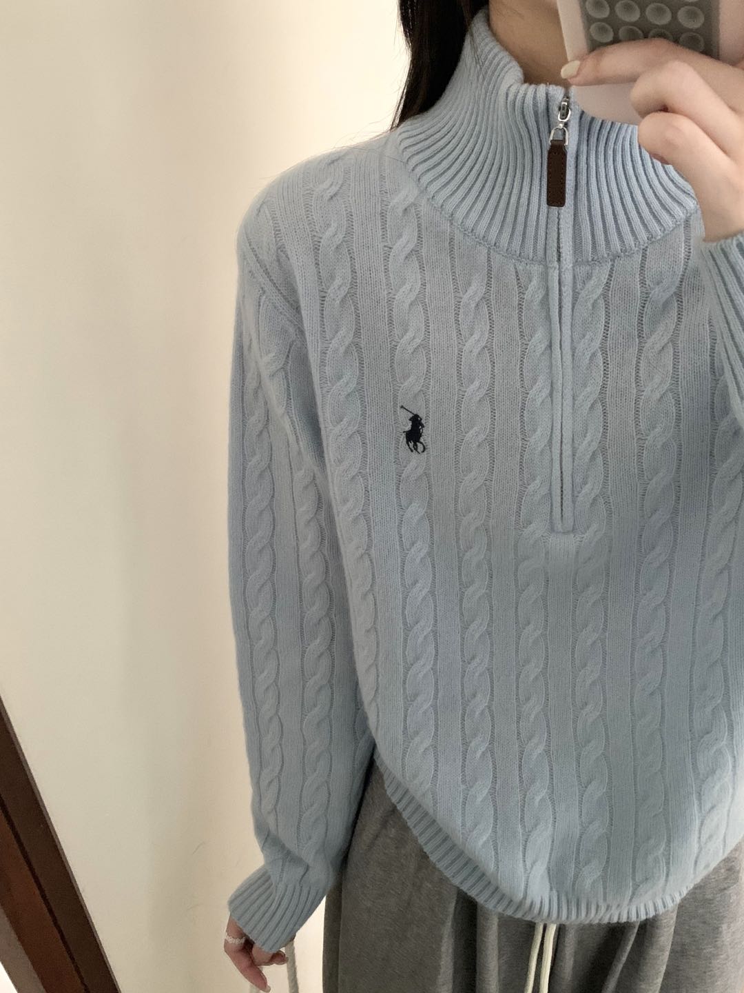 Kelly Designs 100% Wool Half-Zip Cable Knit Sweater – Five Colors (Instock)