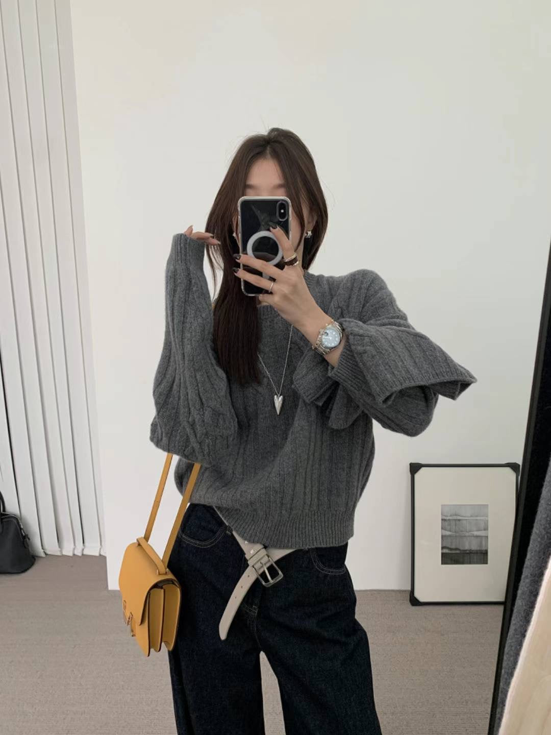 Kelly Designs Scarf&Sweatshirt Wool Set (Instock)