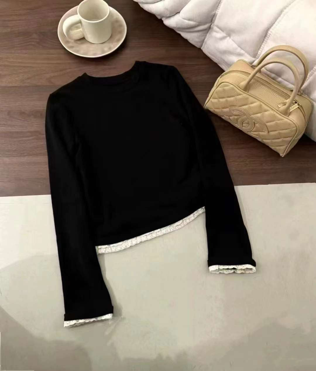 Kelly Designs Lace Layer Three Color Inner Top (Instock)