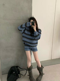 Kelly Designs Blue Stripe 2Pcs Set (Instock)