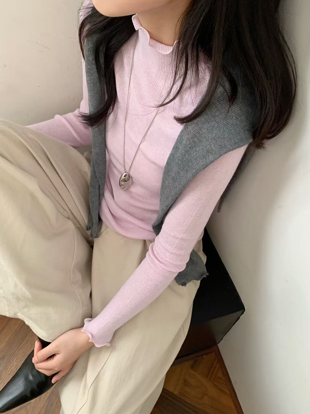 Kelly Designs Multiple Colors Mid Neck Wool Top (Instock)