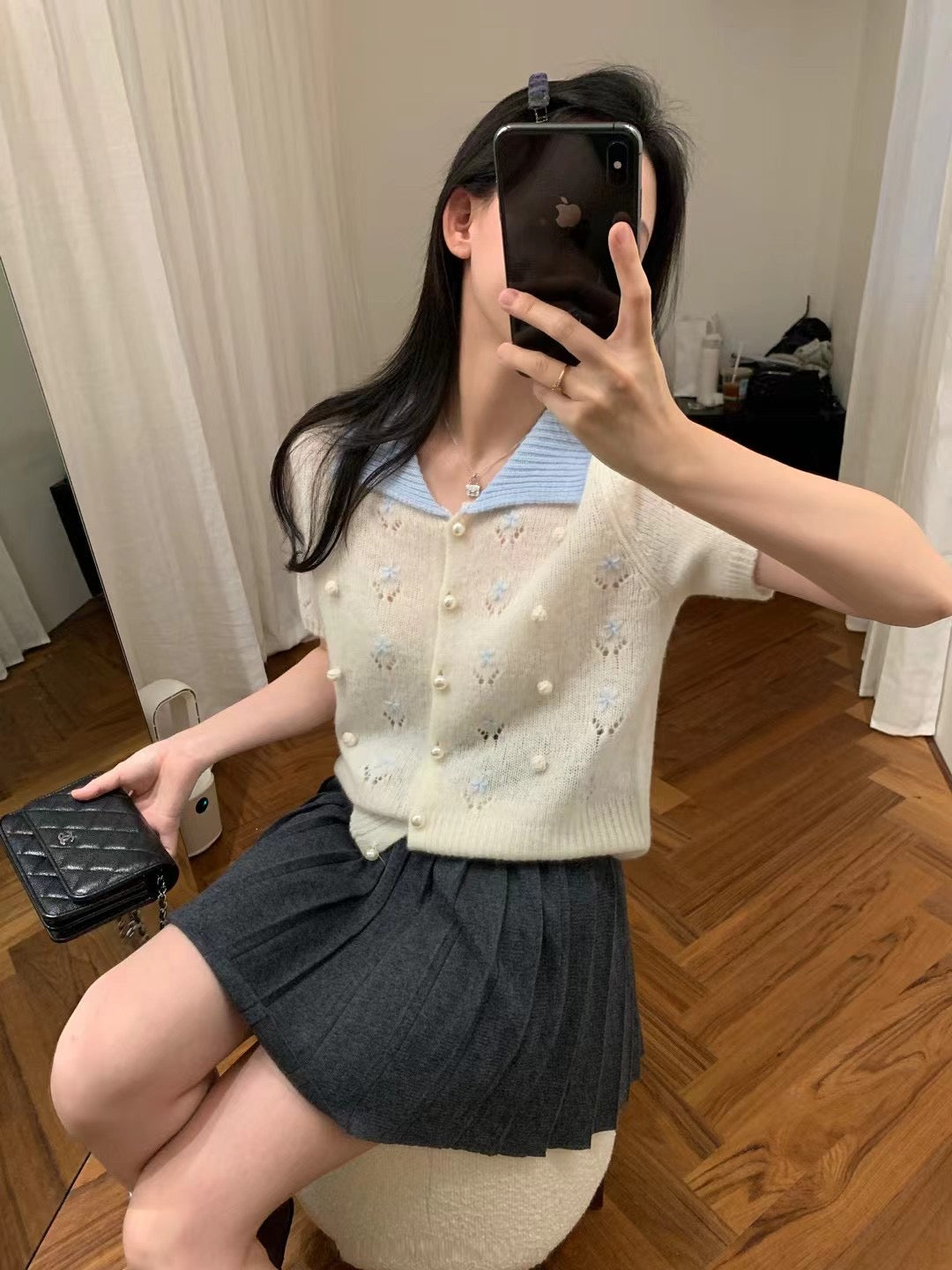 Kelly Designs Handmade Pearl Top (Instock)