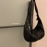 Korean APM Collection BUCKS&LEATHER Black Leather Bag (Instock)