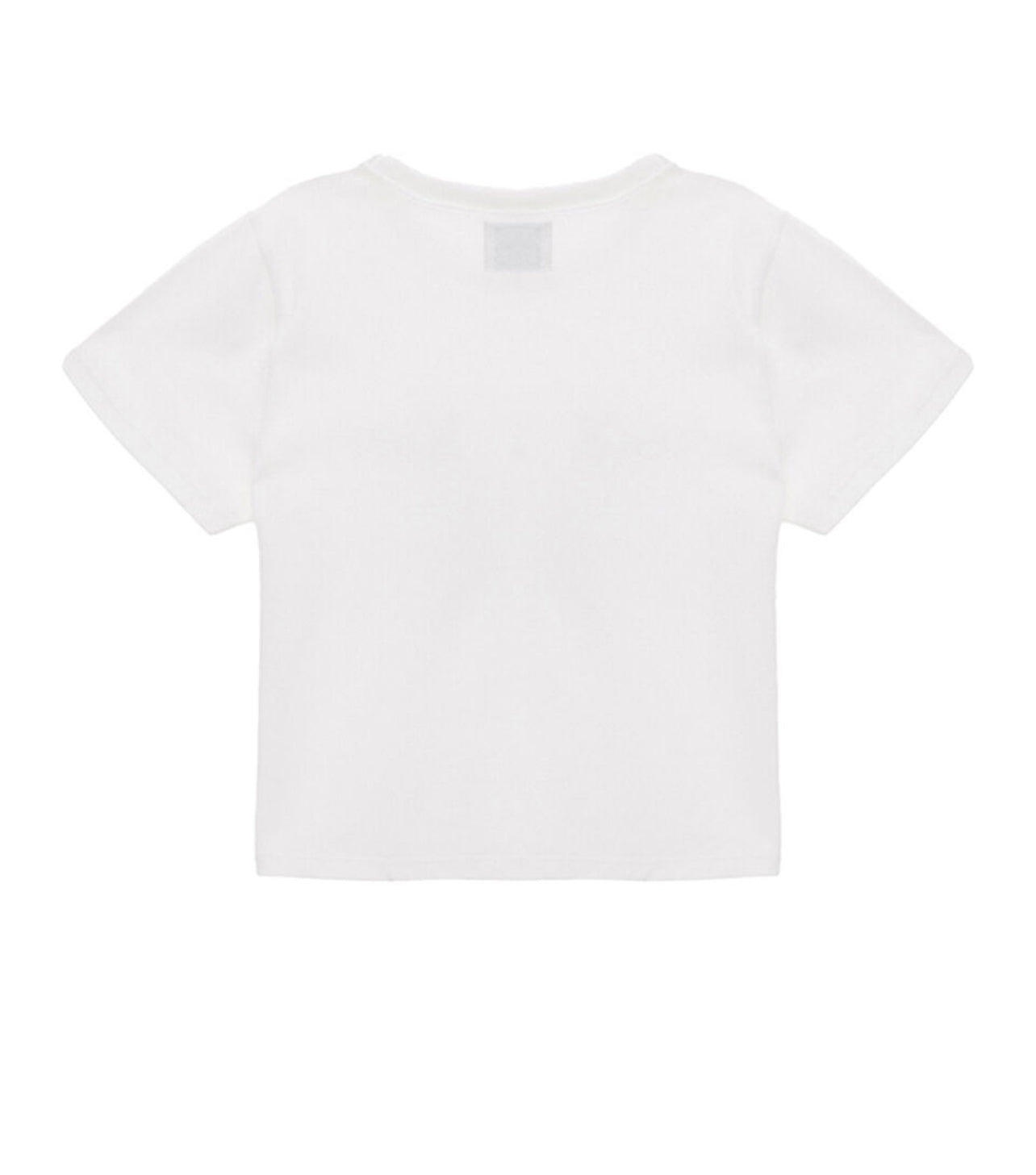 Matin Kim Logo Crop Top In White (Preorder)