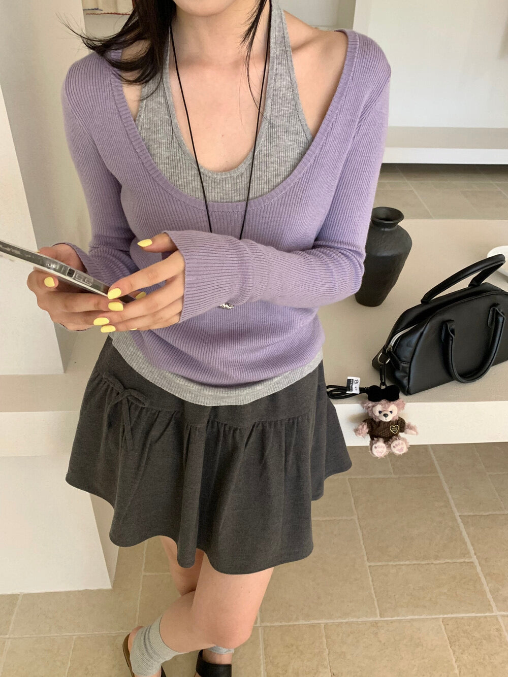 Kelly Designs 3 Colors Fake 2pcs Top (Instock)