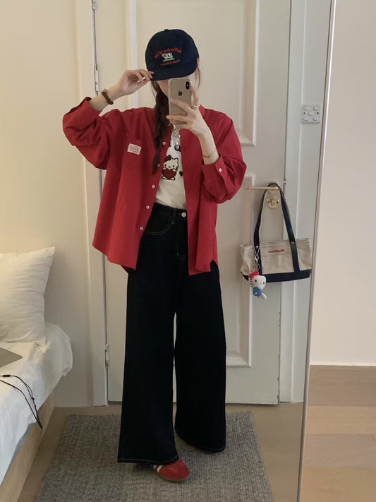 Kelly Designs Red Blouse (Instock)