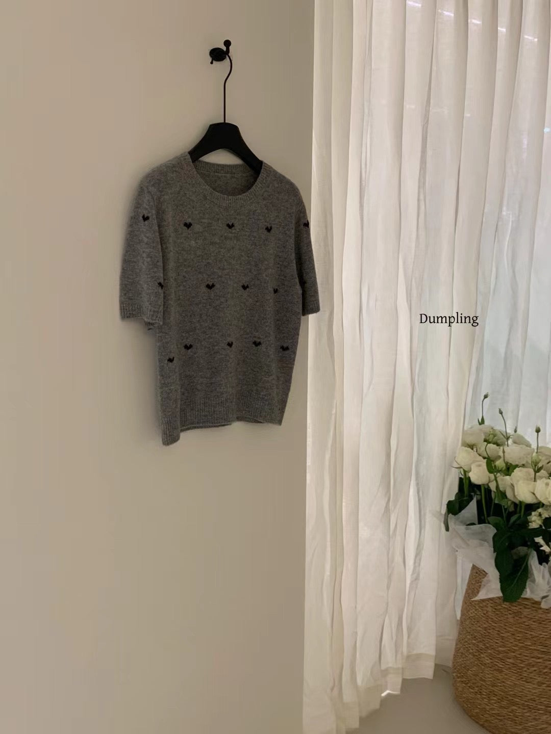 Kelly Designs 2 Colors Hearts Wool Top (Instock)