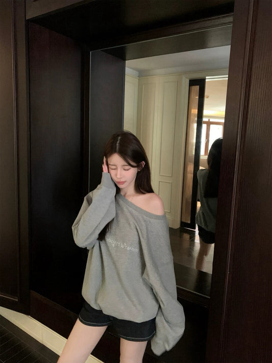 Kelly Designs 2 Colors Off Shoulder Sweater (Instock)