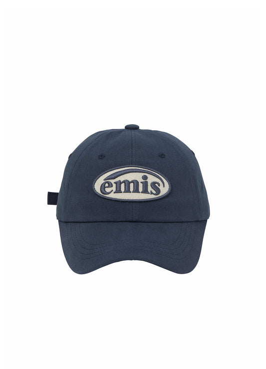 EMIS TONE ON TONE WAPPEN BALL CAP-NAVY(Preorder)