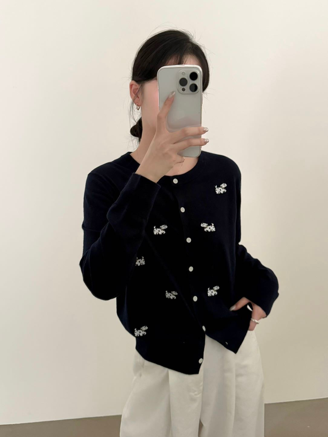 Kelly Designs Fine Wool Embroidered Cardigan - 3 Colors (Instock)