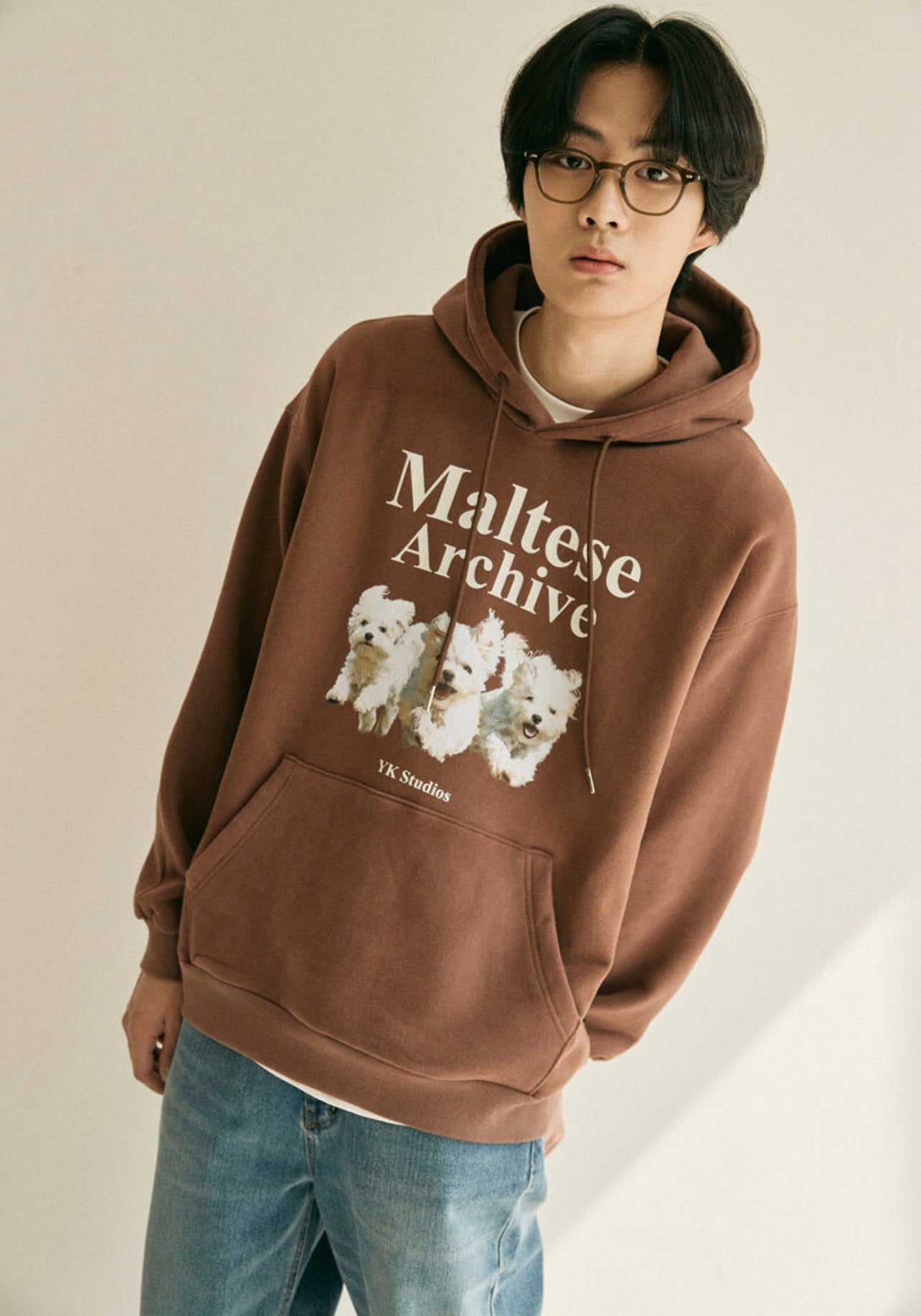 Waikei Maltese Archive Hoodie_Brown(Preorder)