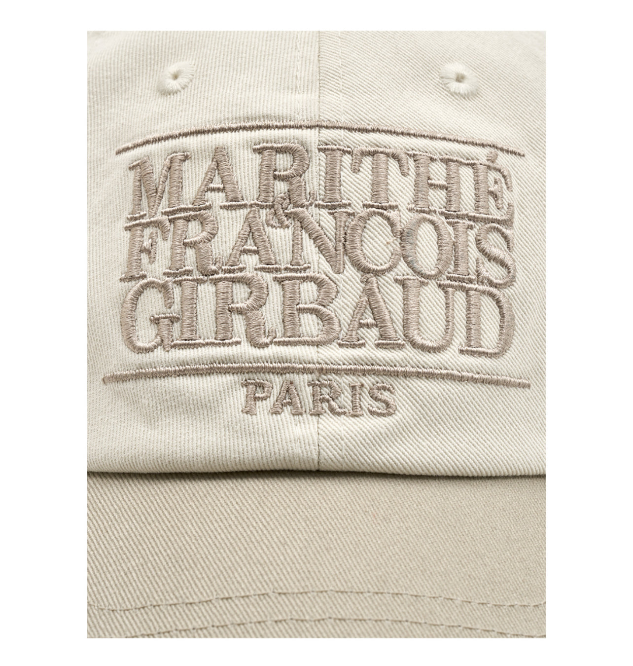 Marithe Classic Logo 6Panel Color Block Cap Beige (Preorder)