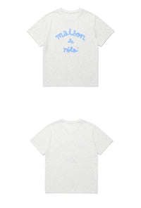Rolarola MAISON DE ROLA EMBROIDERY T-SHIRT Melange Gray (Instock)