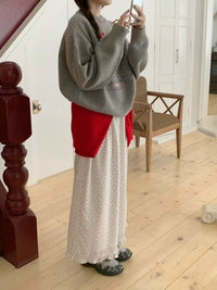 Korean APM Collection Three Colors Puppy Knit Sweater (Instock)