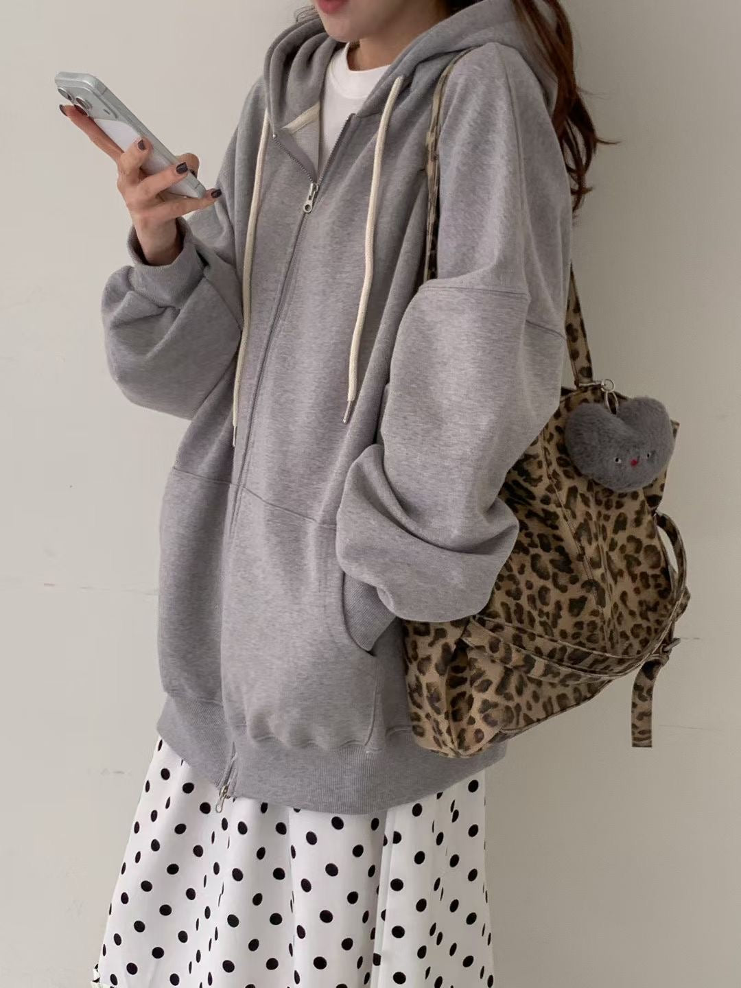 Korean APM Collection Horse Zip Up Jacket - 3 Colors (Instock)