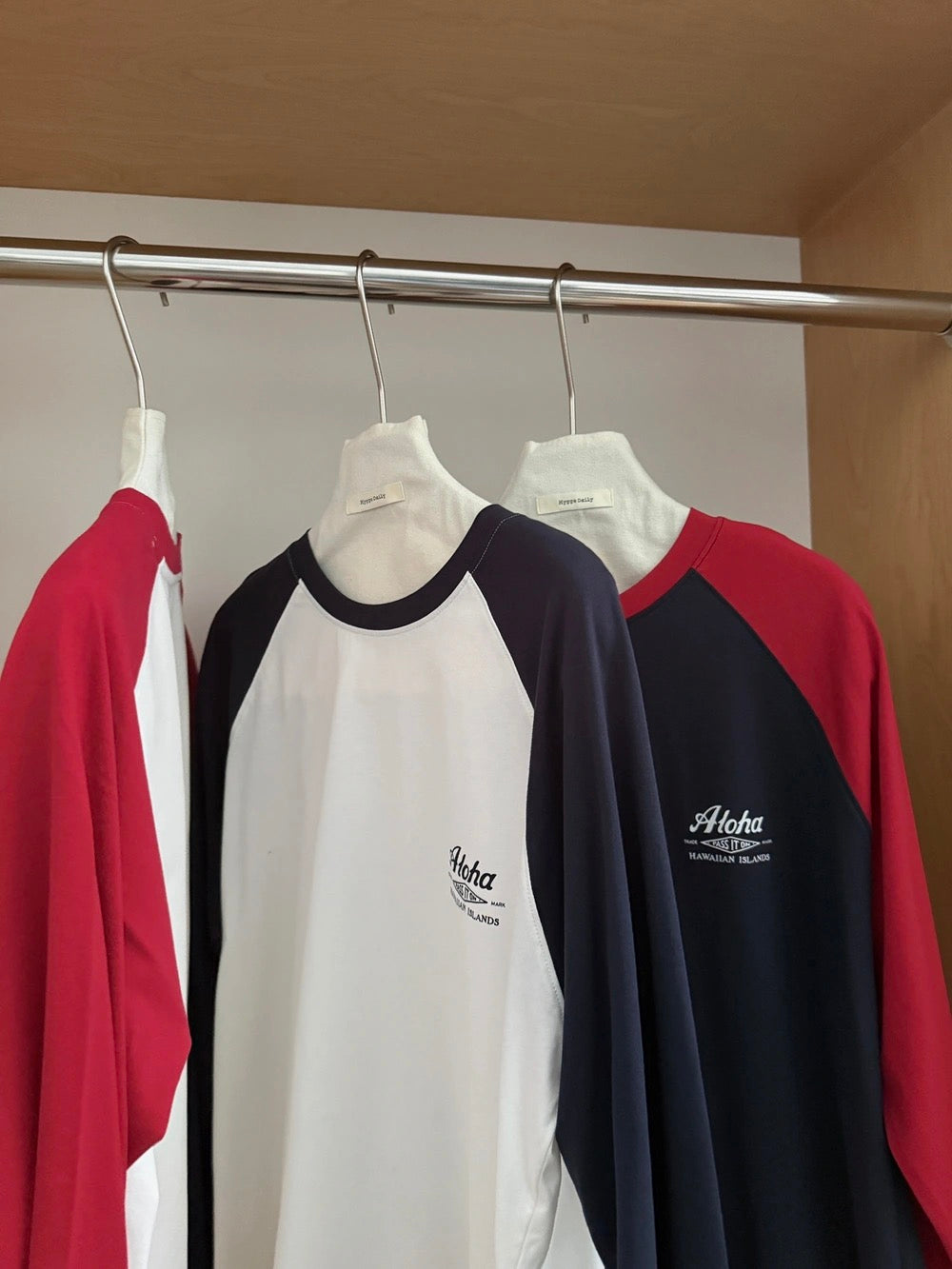 Kelly Designs Aloha Contrast Long Sleeve Tee (Instock)