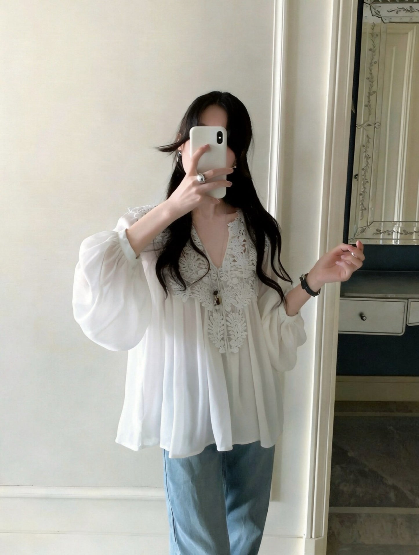 Kelly Designs 2 Colors Lace Top (Instock)