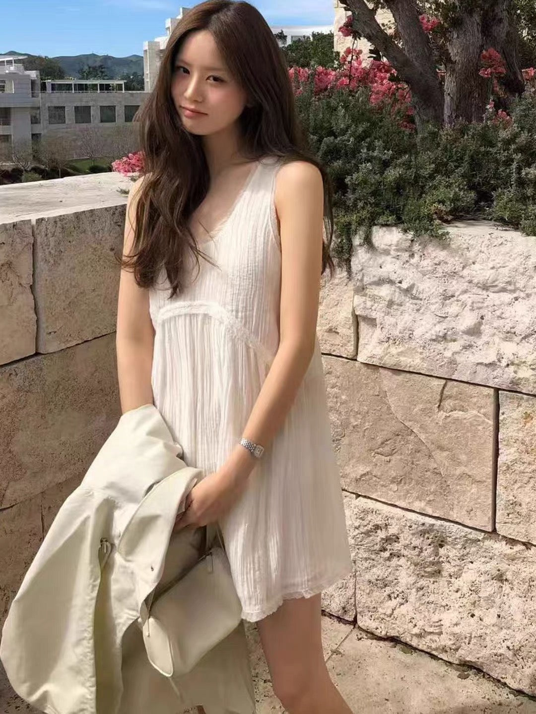 Korean APM Collection Ounce U Neck Dress-2 Colors (Instock)