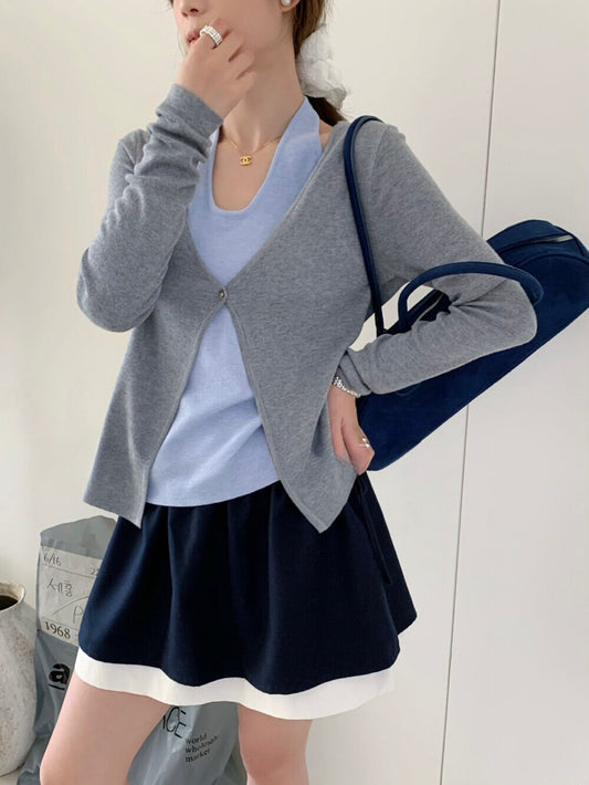 Kelly Designs 4 Colors Fake 2pcs Top (Instock)