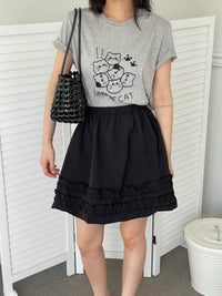 Korean APM Collection Dumplings Gray Tshirt (Instock)