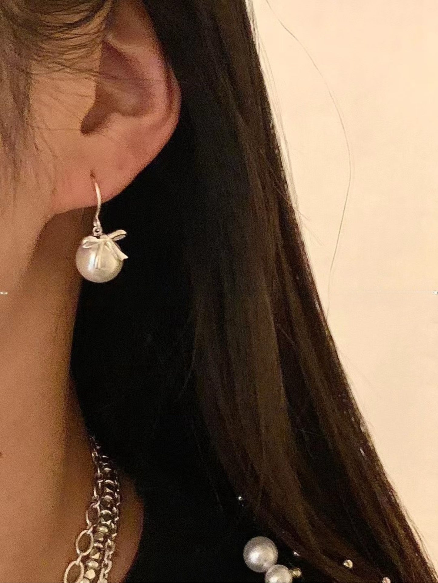 Kelly Designs 925 Silver Elegant Pearl Drop Earrings (Instock)