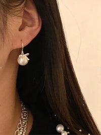 Kelly Designs 925 Silver Elegant Pearl Drop Earrings (Instock)