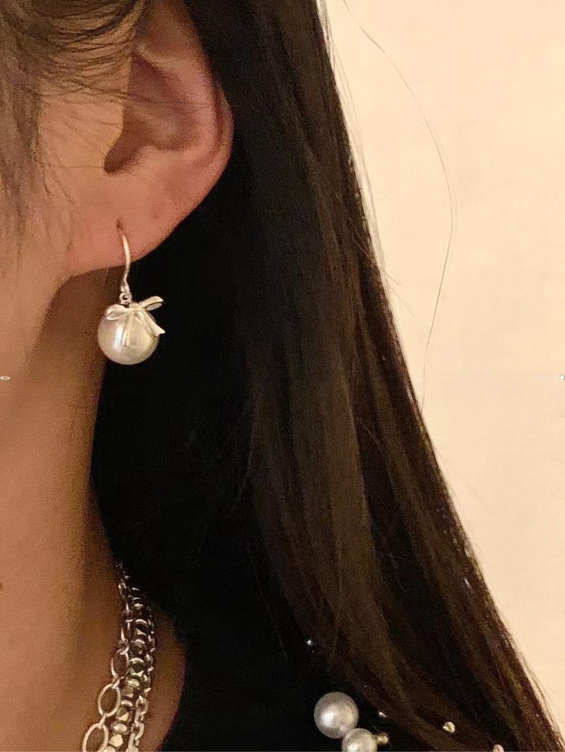 Kelly Designs 925 Silver Elegant Pearl Drop Earrings (Instock)