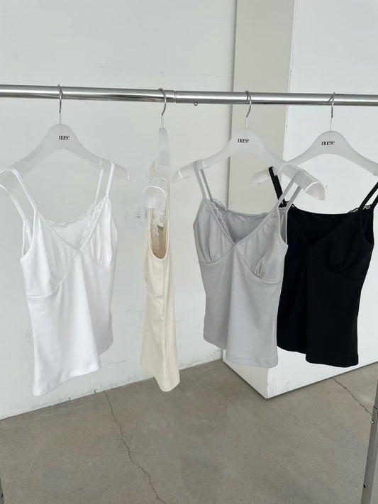 Korean APM Collection V Neck Cami Top-3 Colors (Instock)